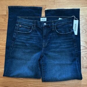 Hudson Rosalie High Rise Wide Leg Ankle Jeans